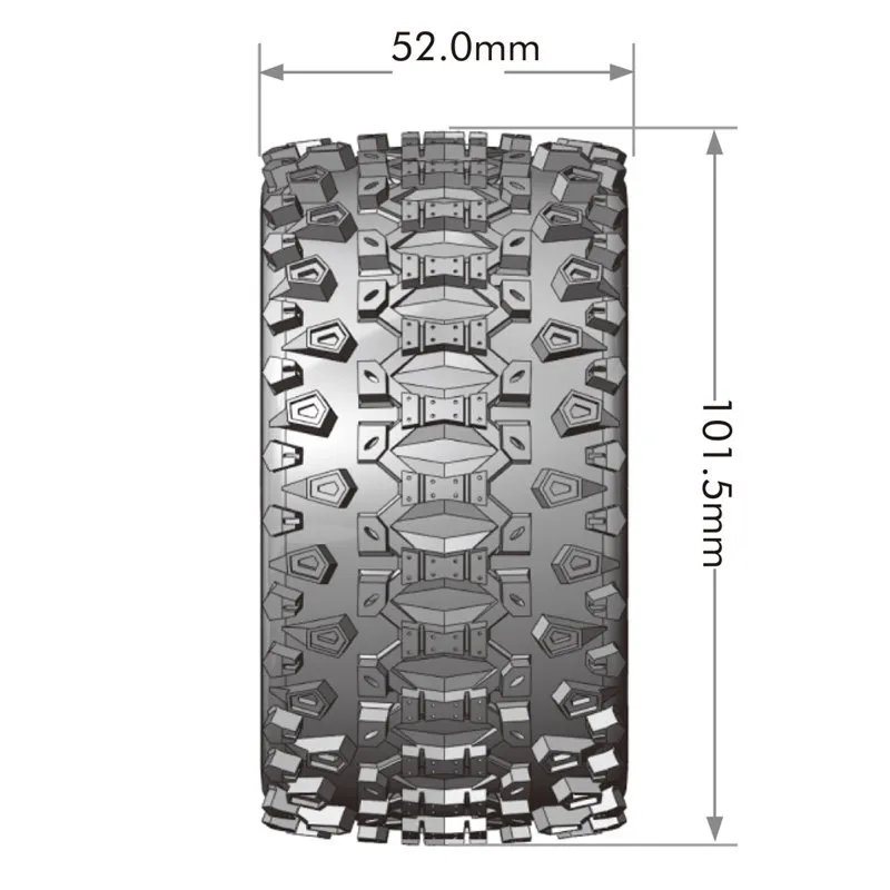 Däck & Fälg ST-UPHILL Mini Maxx/ XRT (0 & 1/2 Offset Hex) (2) - 2