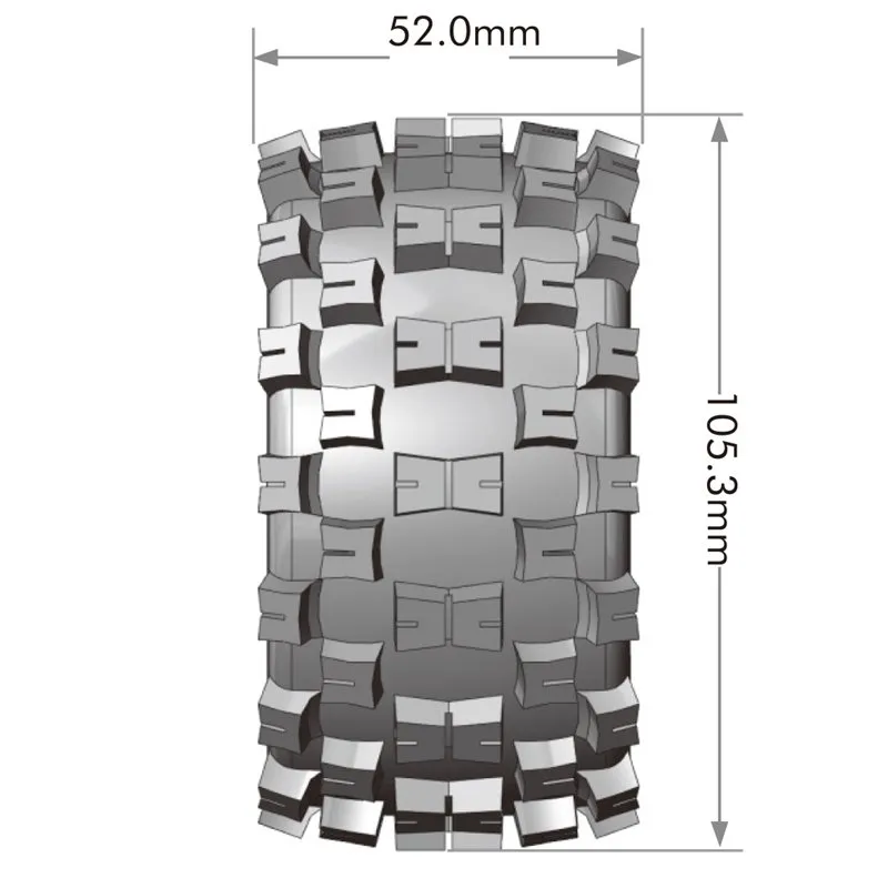 Däck & Fälg ST-MCROSS Mini Maxx/ XRT (0 & 1/2 Offset Hex) (2) - 2