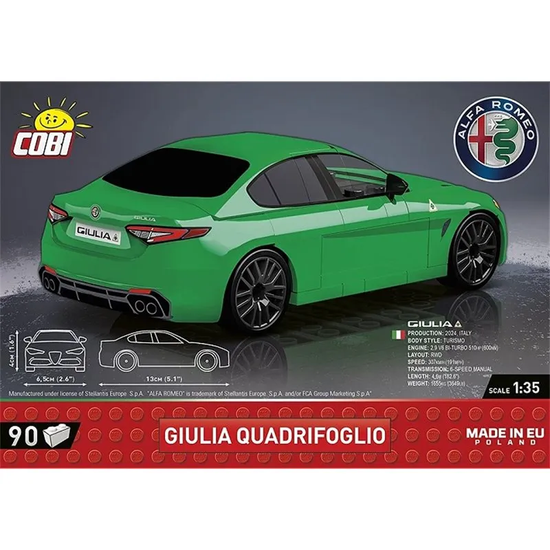 ALFA ROMEO GIULIA QUADRIFOGLIO, 90 PCS ALFA ROMEO  - 3