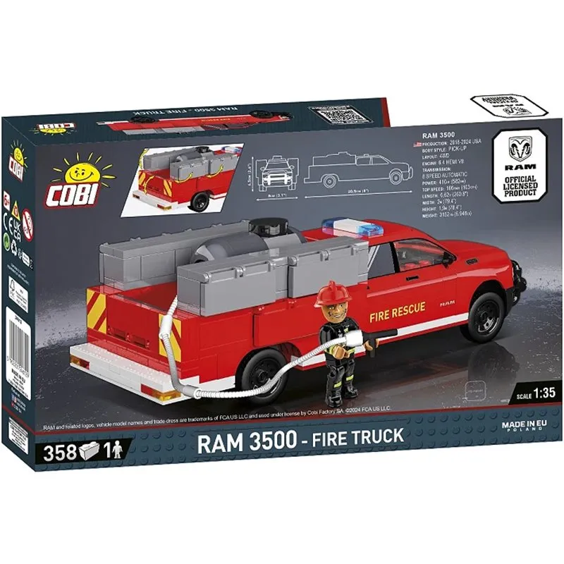 RAM 3500 FIRE TRUCK 350 PCS, RAM  - 6
