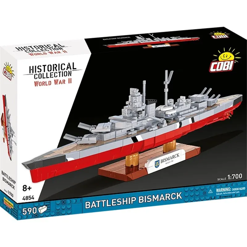 BATTLESHIP BISMARCK, 600 PCS HC WWII  - 11