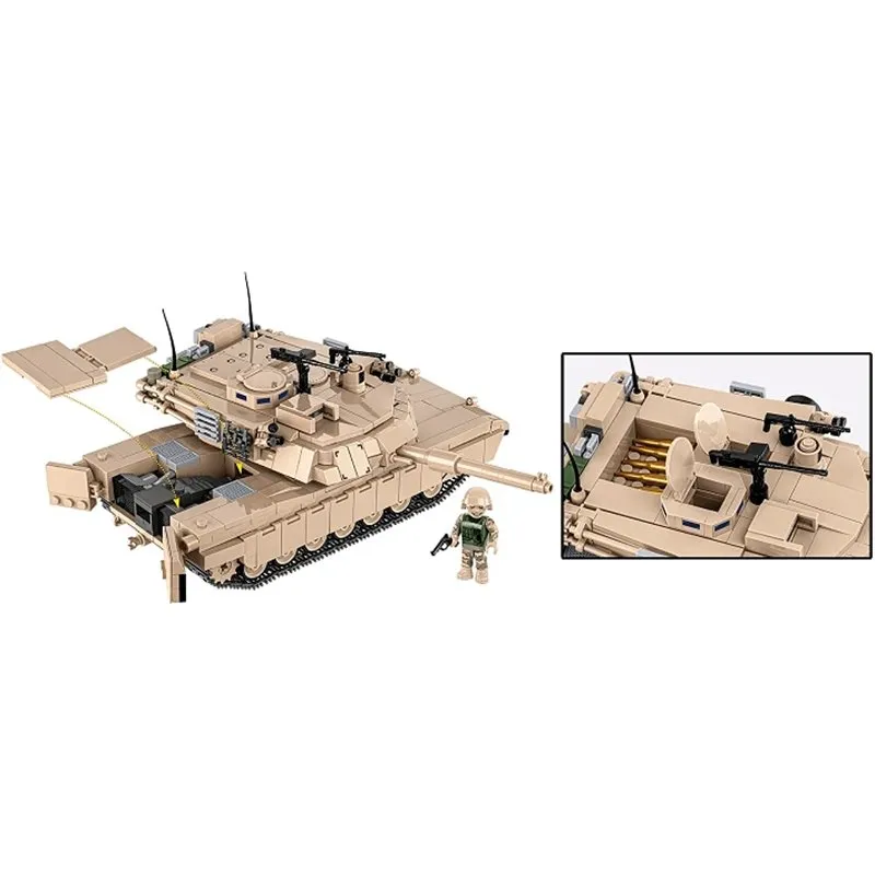 M1A2 ABRAMS 1:35 US, 1000 PCS ARMED FORCES  - 7