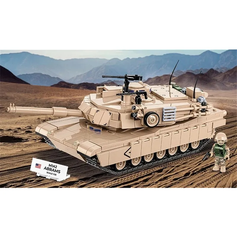 M1A2 ABRAMS 1:35 US, 1000 PCS ARMED FORCES  - 13
