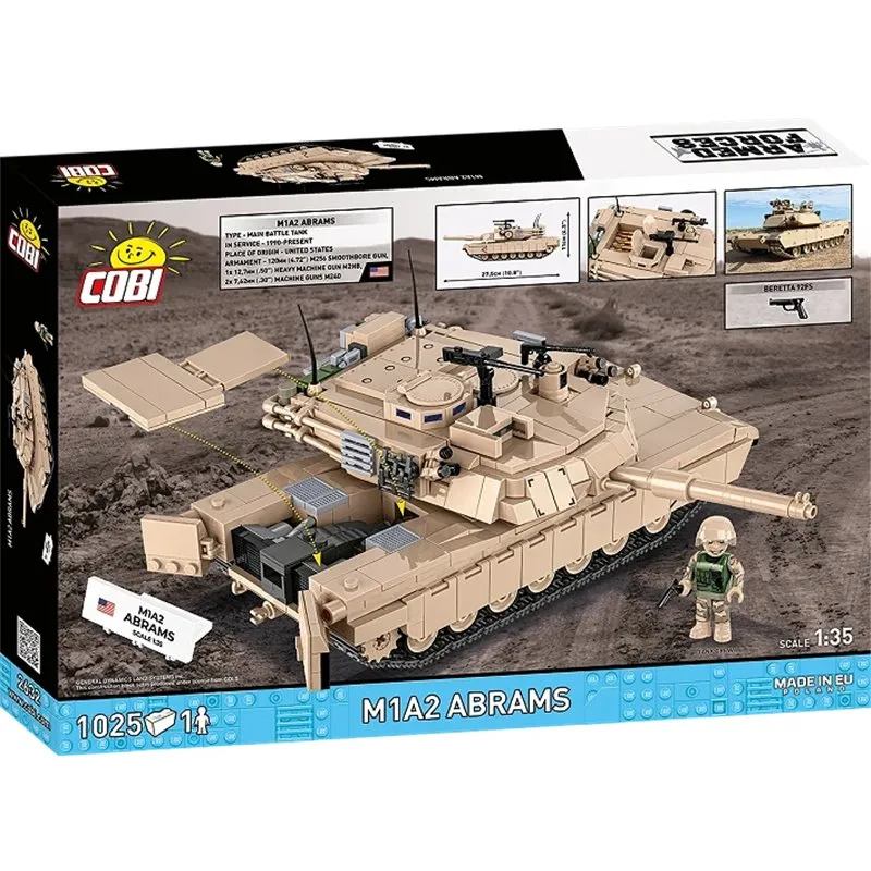 M1A2 ABRAMS 1:35 US, 1000 PCS ARMED FORCES  - 15