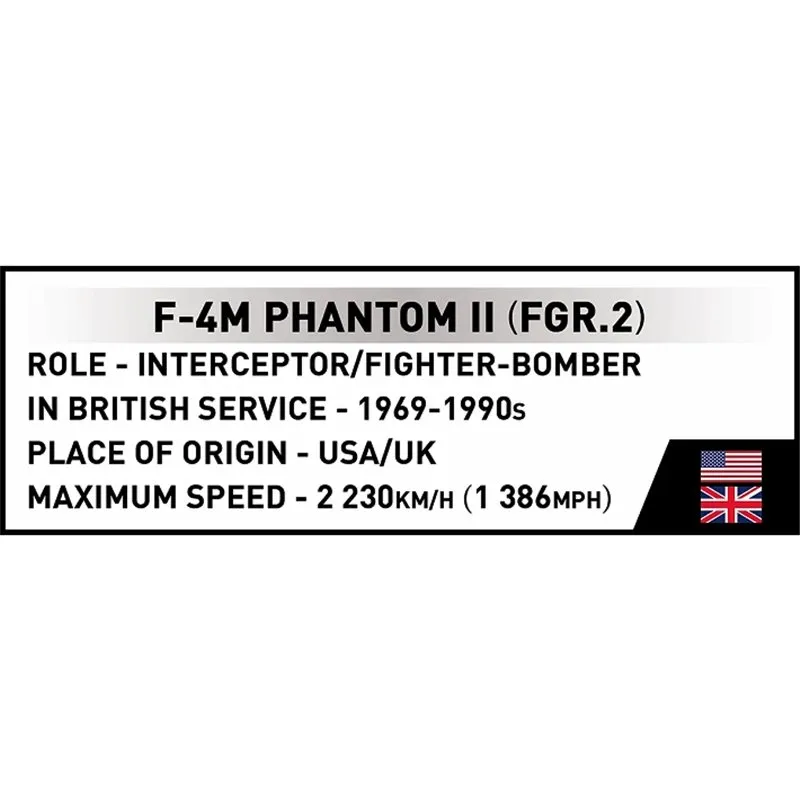 F-4F PHANTOM II RAF, 728 PCS ARMED FORCES  - 9