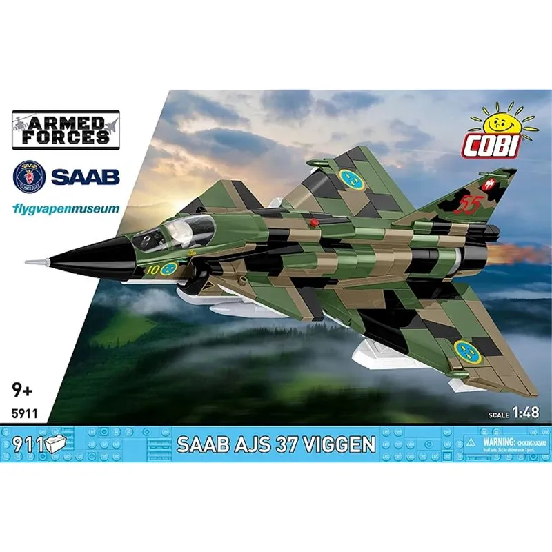 SAAB AJS37 VIGGEN, 911 PCS ARMED FORCES  - 4