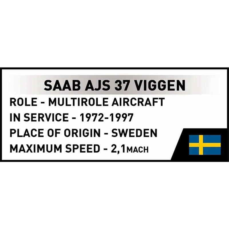 SAAB AJS37 VIGGEN, 911 PCS ARMED FORCES  - 11