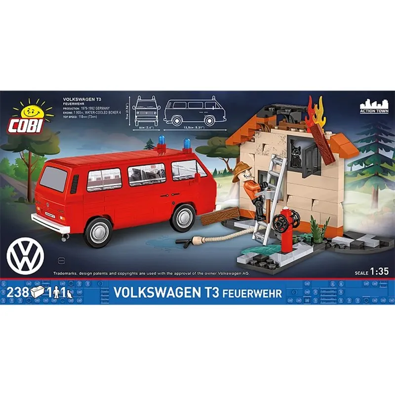 VOLKSWAGEN T3 FEUERWEHR, 240 PCS VOLKSWAGEN  - 4