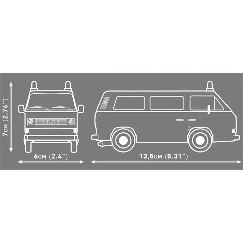 VOLKSWAGEN T3 FEUERWEHR, 240 PCS VOLKSWAGEN  - 5