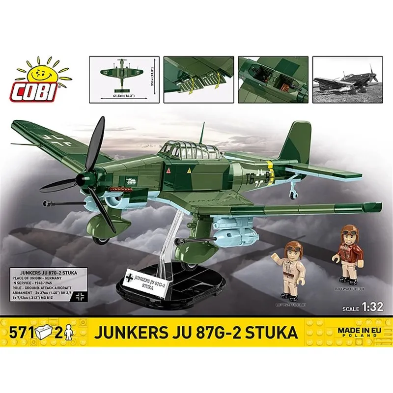 JUNKERS JU 87G-2 STUKA, 565 PCS HC WWII  - 4