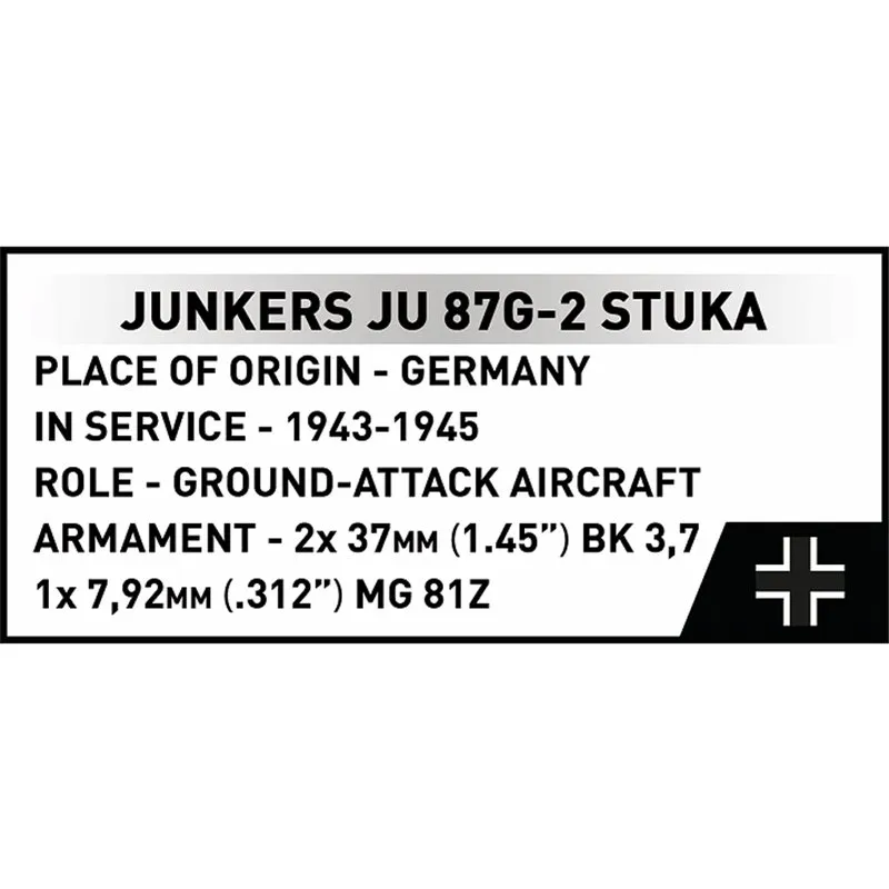 JUNKERS JU 87G-2 STUKA, 565 PCS HC WWII  - 9