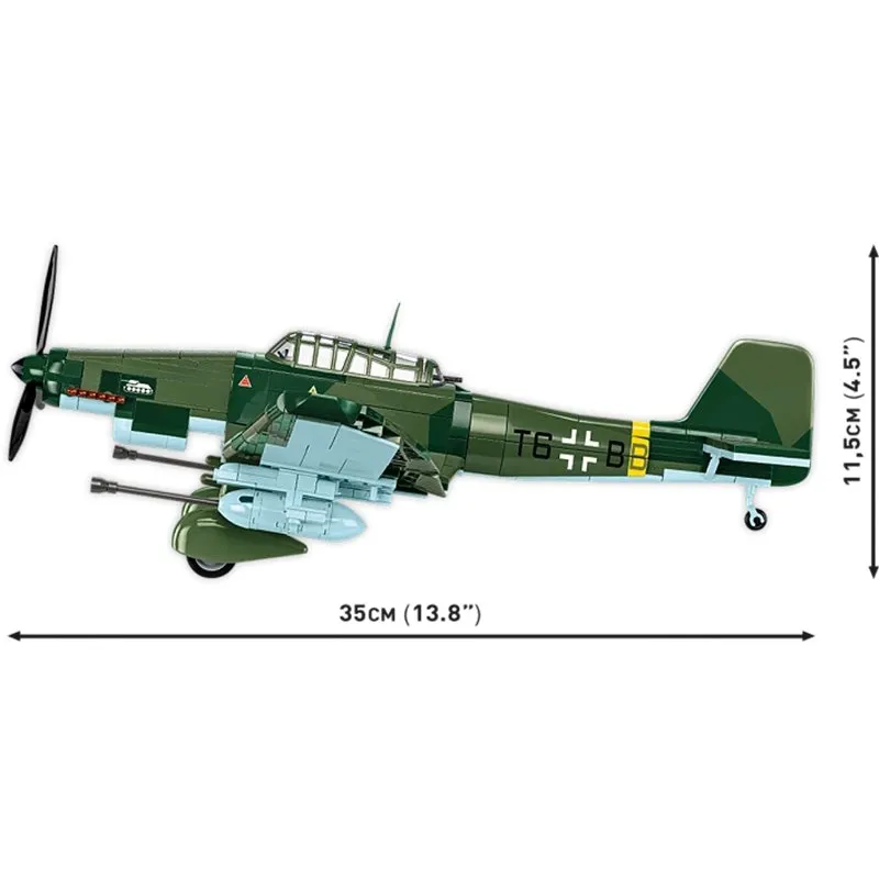 JUNKERS JU 87G-2 STUKA, 565 PCS HC WWII  - 12
