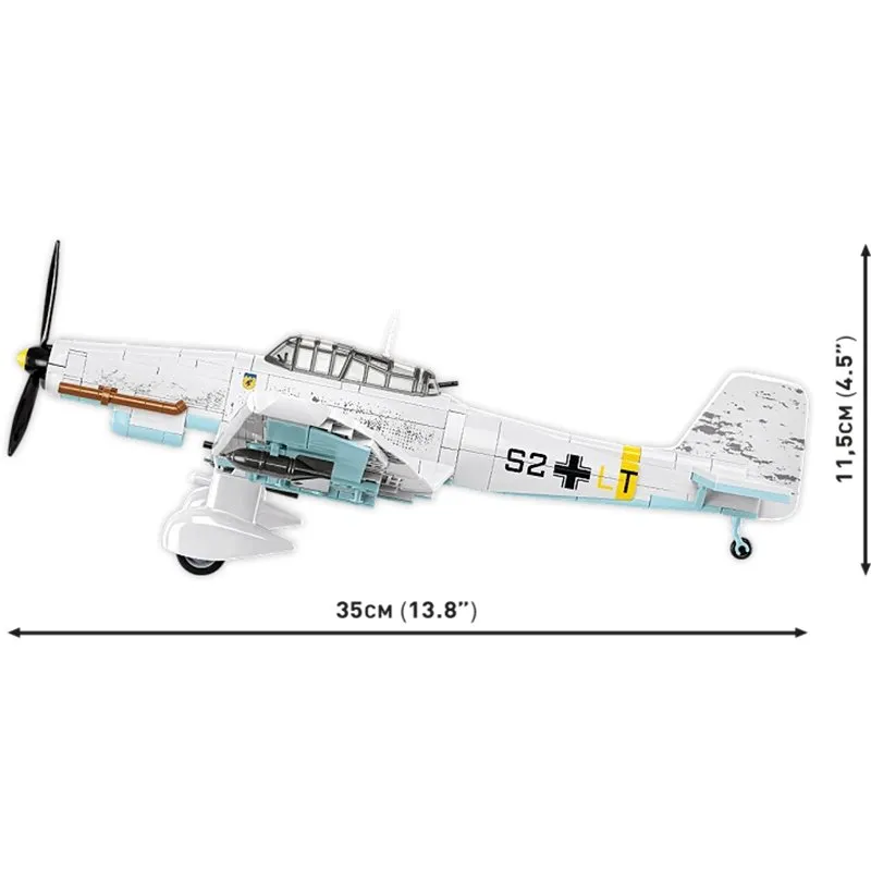JUNKERS JU 87G-2 STUKA, 556 PCS HC WWII  - 12