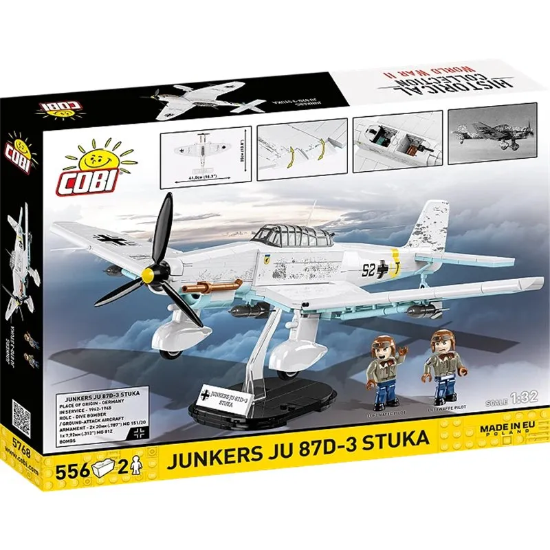 JUNKERS JU 87G-2 STUKA, 556 PCS HC WWII  - 17