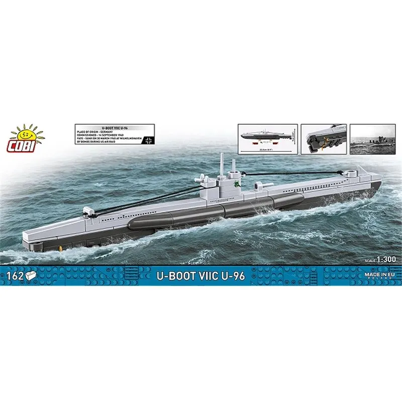 U-BOOT VIIC U-96, 162 PCS HC WWII  - 4
