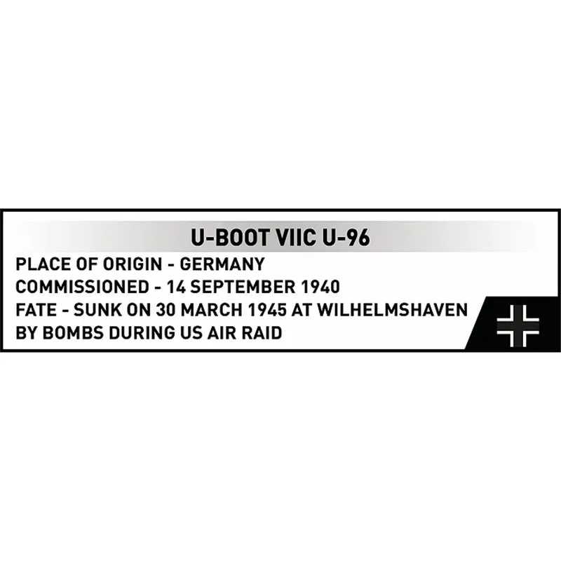 U-BOOT VIIC U-96, 162 PCS HC WWII  - 7