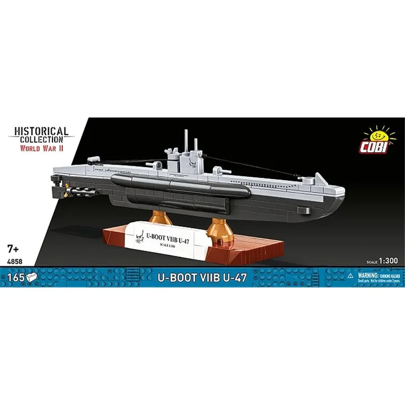 U-BOOT VIIB U-47, 165 PCS HC WWII  - 3