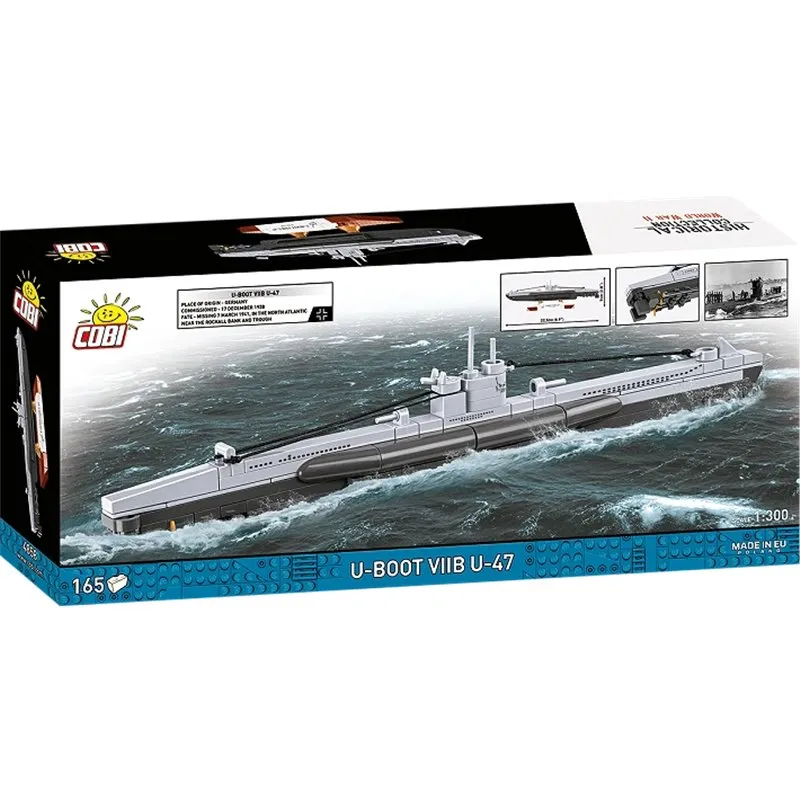 U-BOOT VIIB U-47, 165 PCS HC WWII  - 9