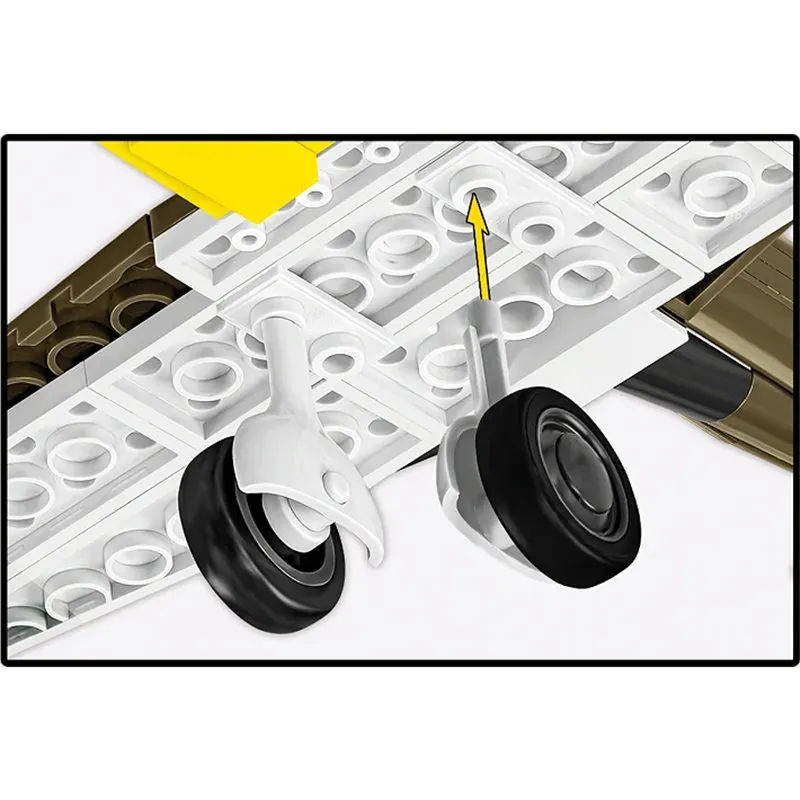 MESSERSCHMITT BF-109F, 123 PCS HC WWII  - 5