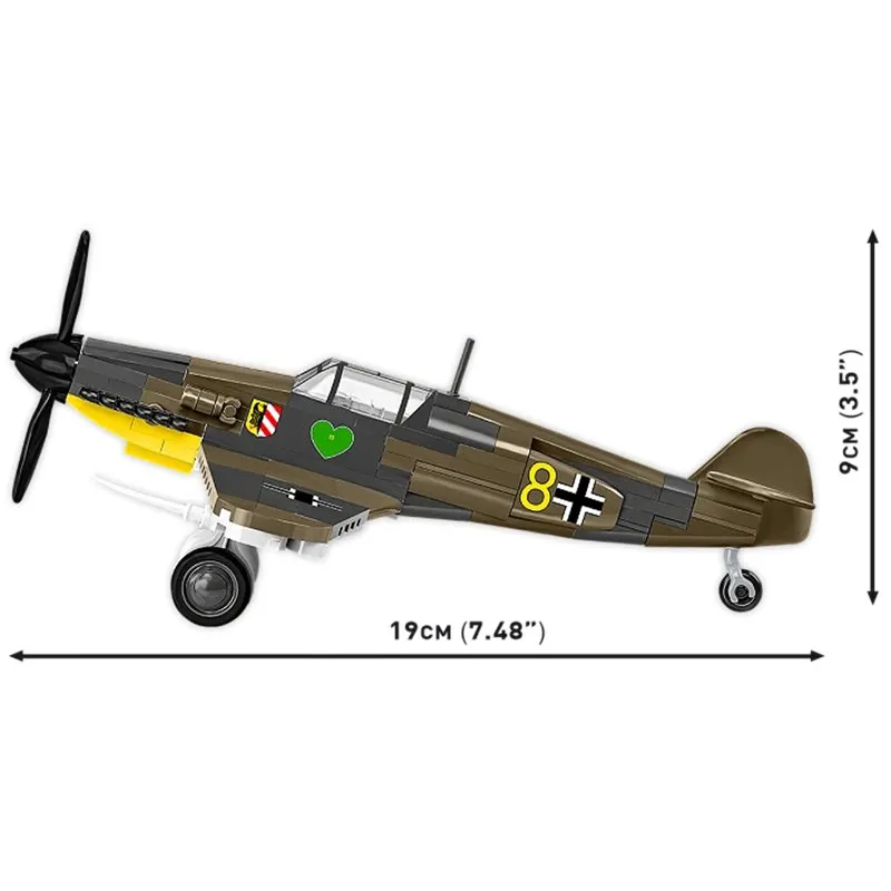 MESSERSCHMITT BF-109F, 123 PCS HC WWII  - 7