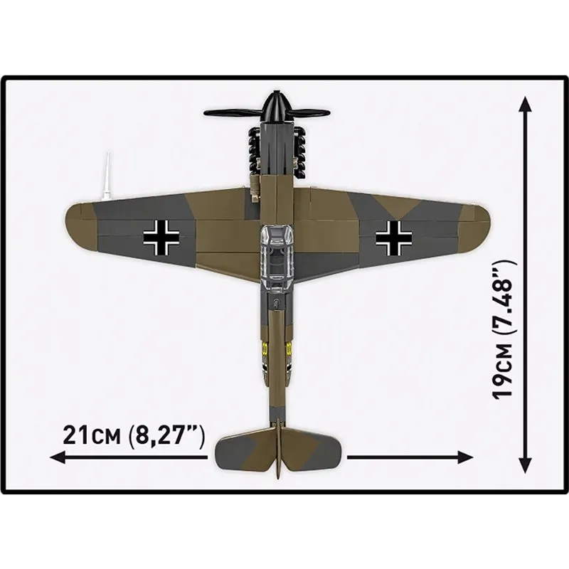 MESSERSCHMITT BF-109F, 123 PCS HC WWII  - 8