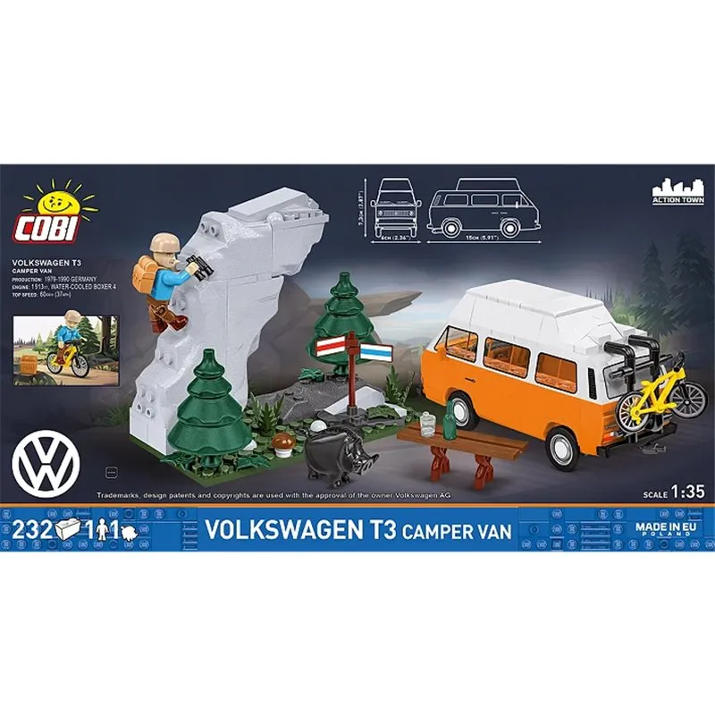 VOLKSWAGEN T3 CAMPER VAN, 240 PCS VOLKSWAGEN  - 4