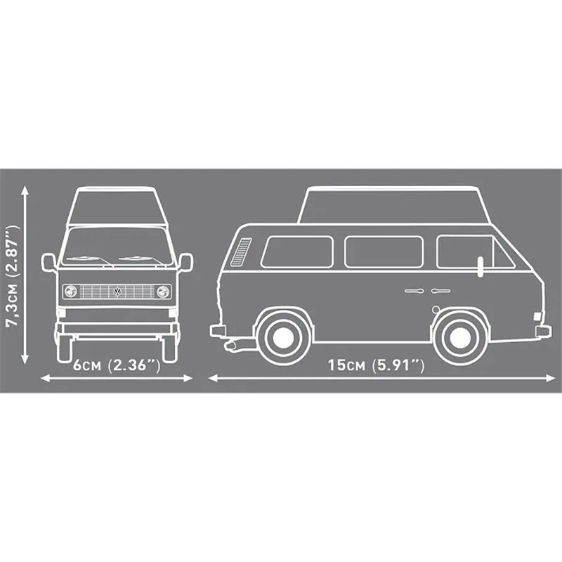 VOLKSWAGEN T3 CAMPER VAN, 240 PCS VOLKSWAGEN  - 5