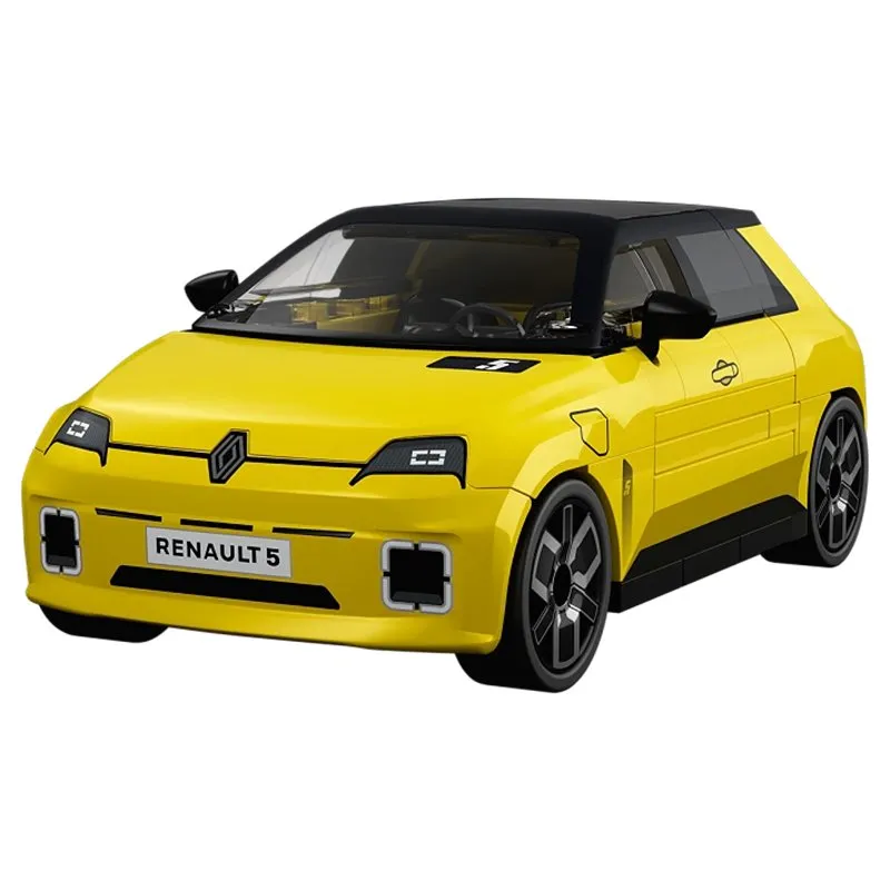 RENAULT 5 E-TECH YELLOW, 78 PCS RENAULT 