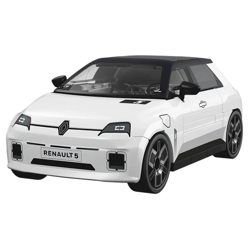 RENAULT 5 E-TECH WHITE, 78 PCS RENAULT 