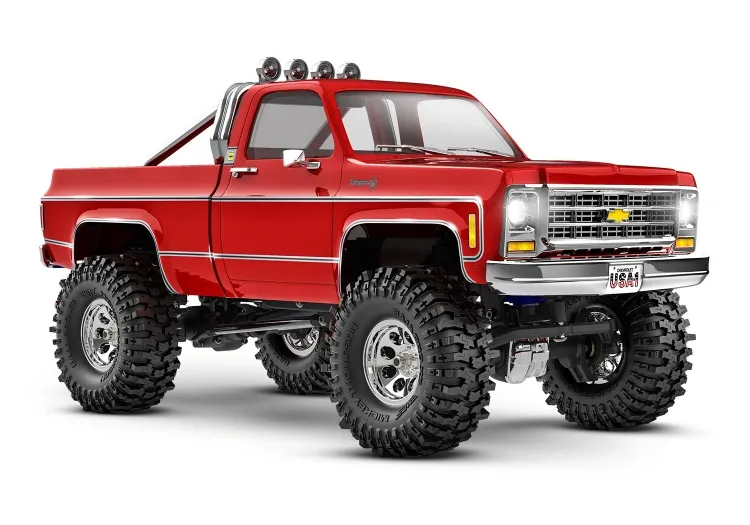 TRX-4M Chevrolet K-10 High Trail RTR Röd