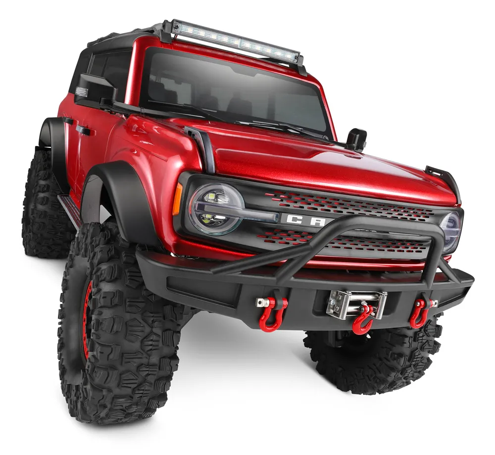 WL 104020 4WD Crawler Truck m. Vinsch 1/10 RTR Röd - 2