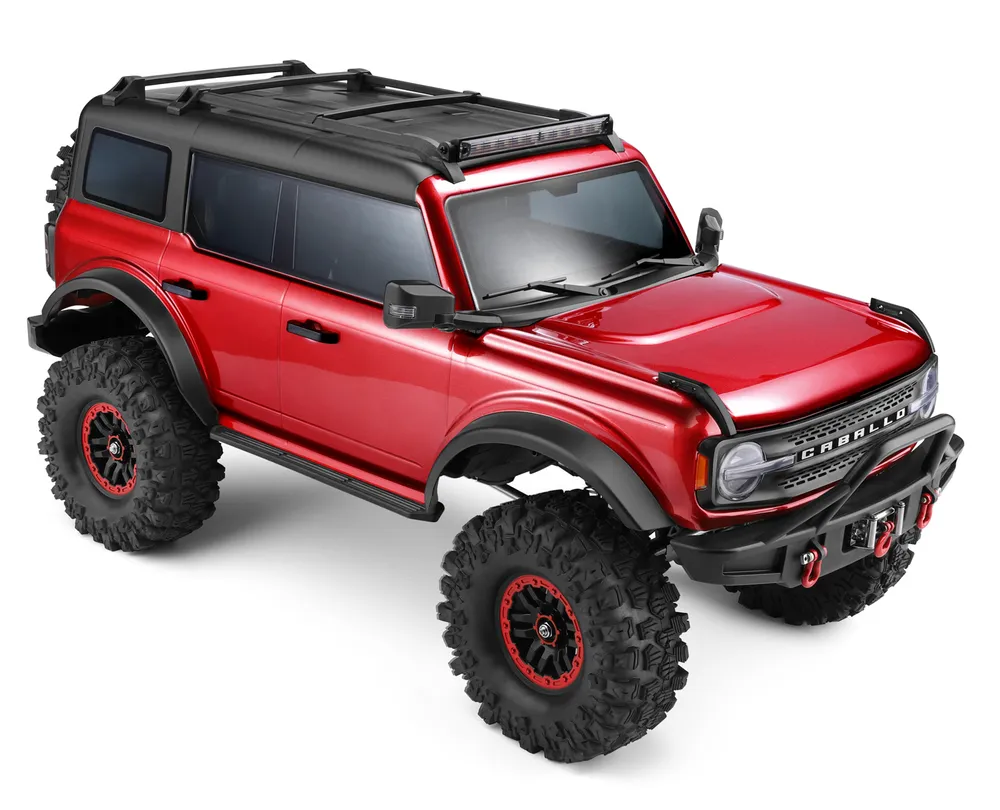 WL 104020 4WD Crawler Truck m. Vinsch 1/10 RTR Röd - 3