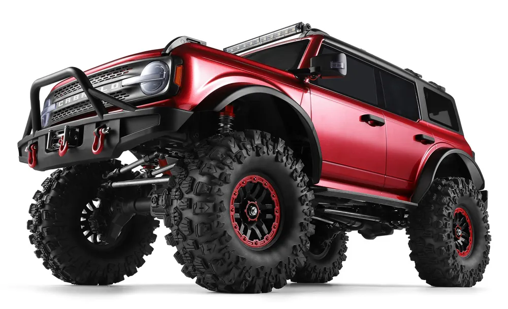 WL 104020 4WD Crawler Truck m. Vinsch 1/10 RTR Röd - 5