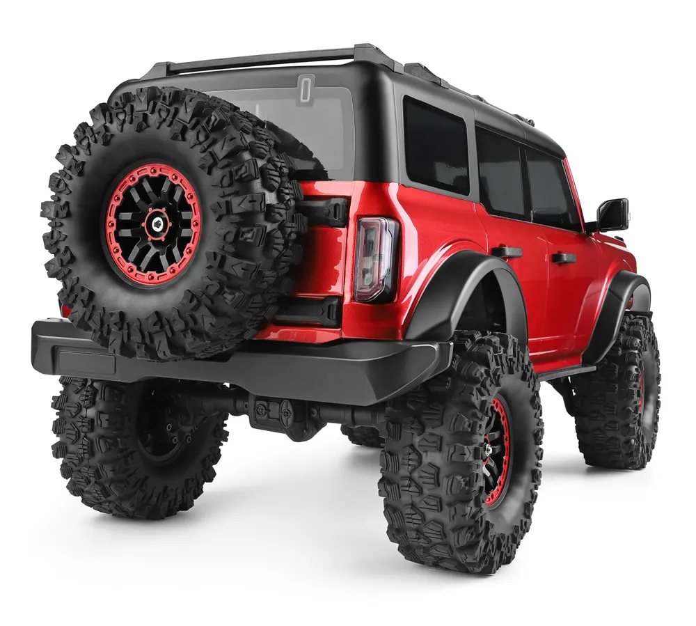 WL 104020 4WD Crawler Truck m. Vinsch 1/10 RTR Röd - 6