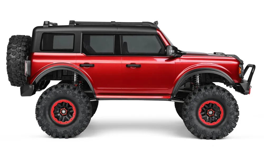 WL 104020 4WD Crawler Truck m. Vinsch 1/10 RTR Röd - 7