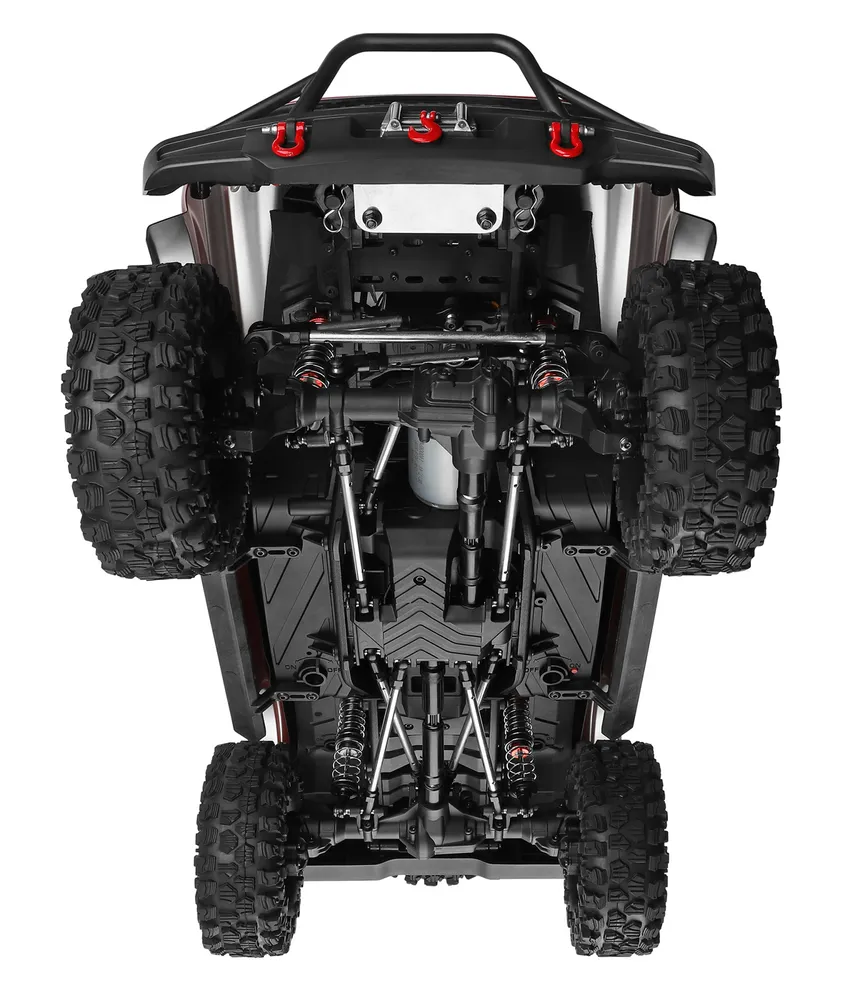 WL 104020 4WD Crawler Truck m. Vinsch 1/10 RTR Röd - 10