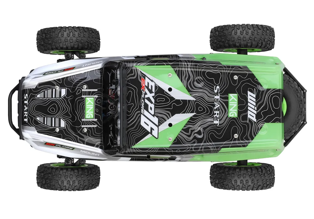 WL 124006 4WD Rock Climber 1/12 RTR Grön - 3