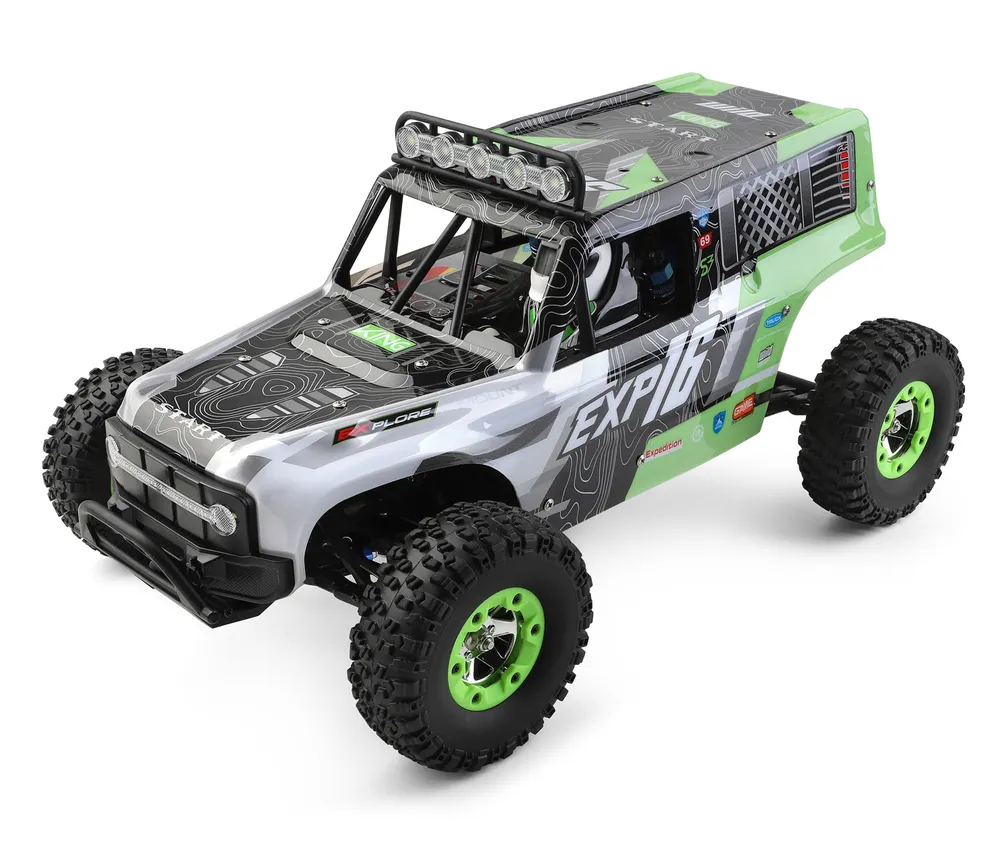 WL 124006 4WD Rock Climber 1/12 RTR Grön - 6