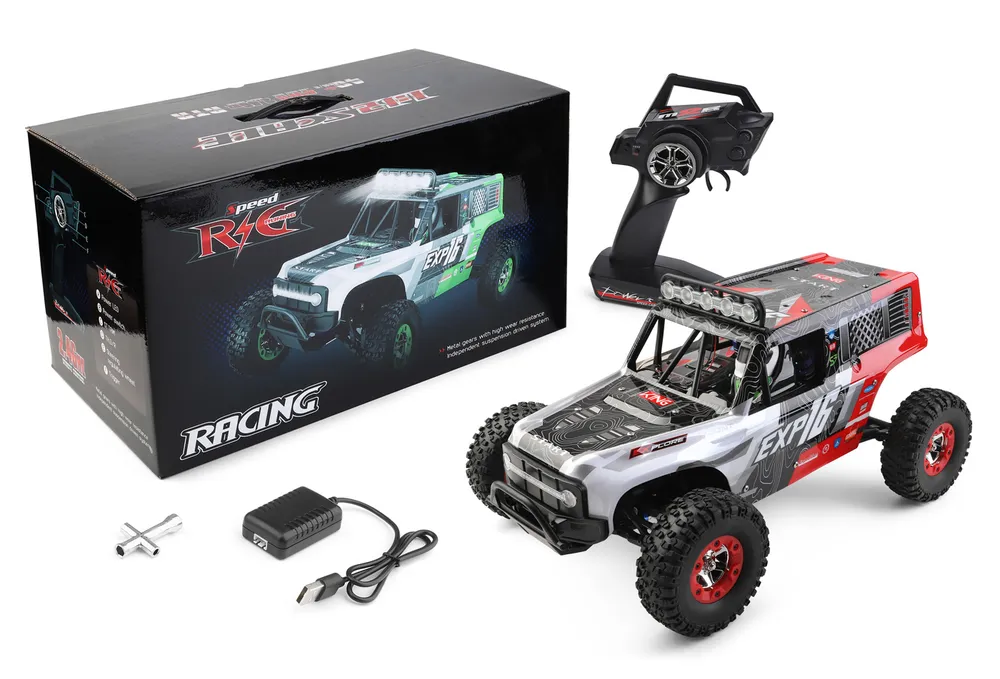 WL 124006 4WD Rock Climber 1/12 RTR Röd - 3