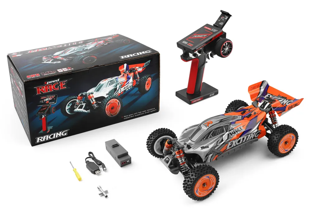 WL 124010 4WD Buggy 1/12 RTR Orange - 5