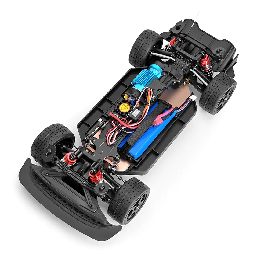 WL 124020 4WD Borstlös On-road 1/12 RTR Röd - 6