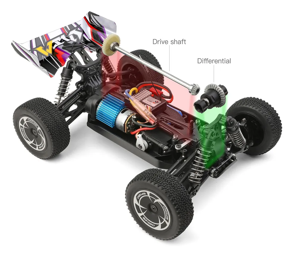 WL 144016 4WD 390 Buggy 1/14 RTR - 8