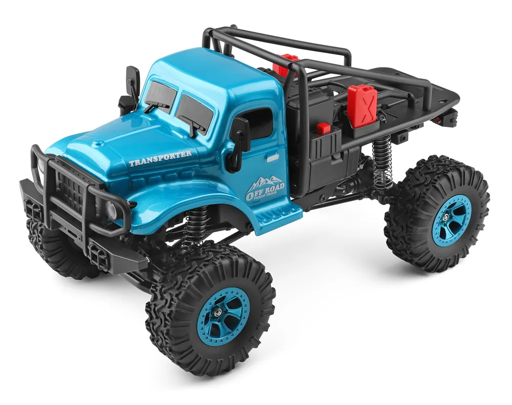 WL 184020 4WD Retro Crawler 1/18 RTR Blå - 2
