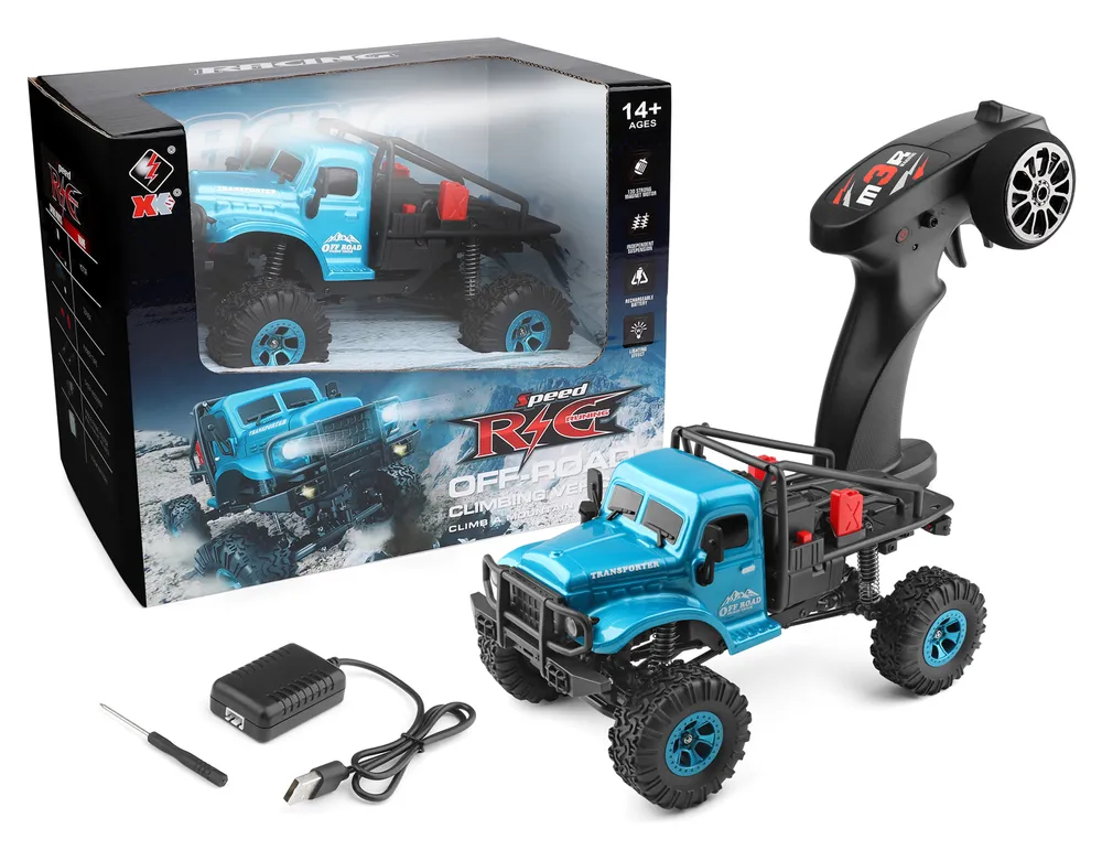 WL 184020 4WD Retro Crawler 1/18 RTR Blå - 8