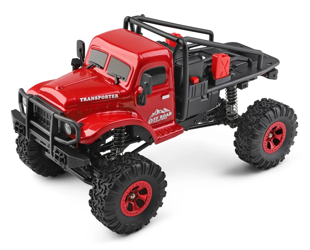 WL 184020 4WD Retro Crawler 1/18 RTR Röd - 2