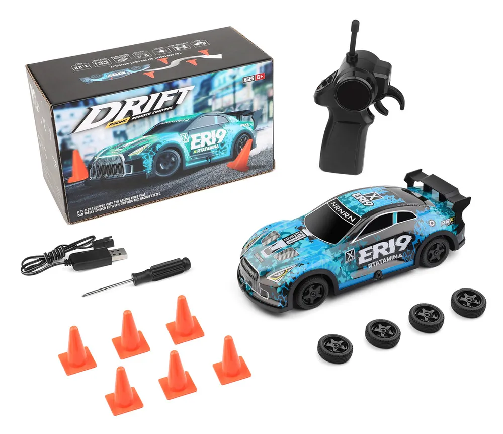 WL 22206 Drift Car 1/22 RTR Blå - 4