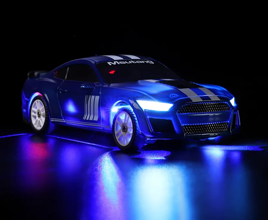 WL K4308 4WD Drift Car 1/43 RTR Blå - 3