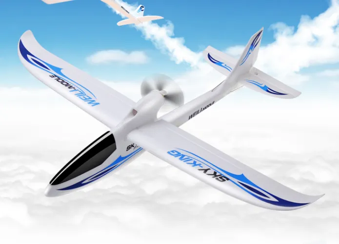 WL F959S Segelflyg 750mm RTF Blå - 2