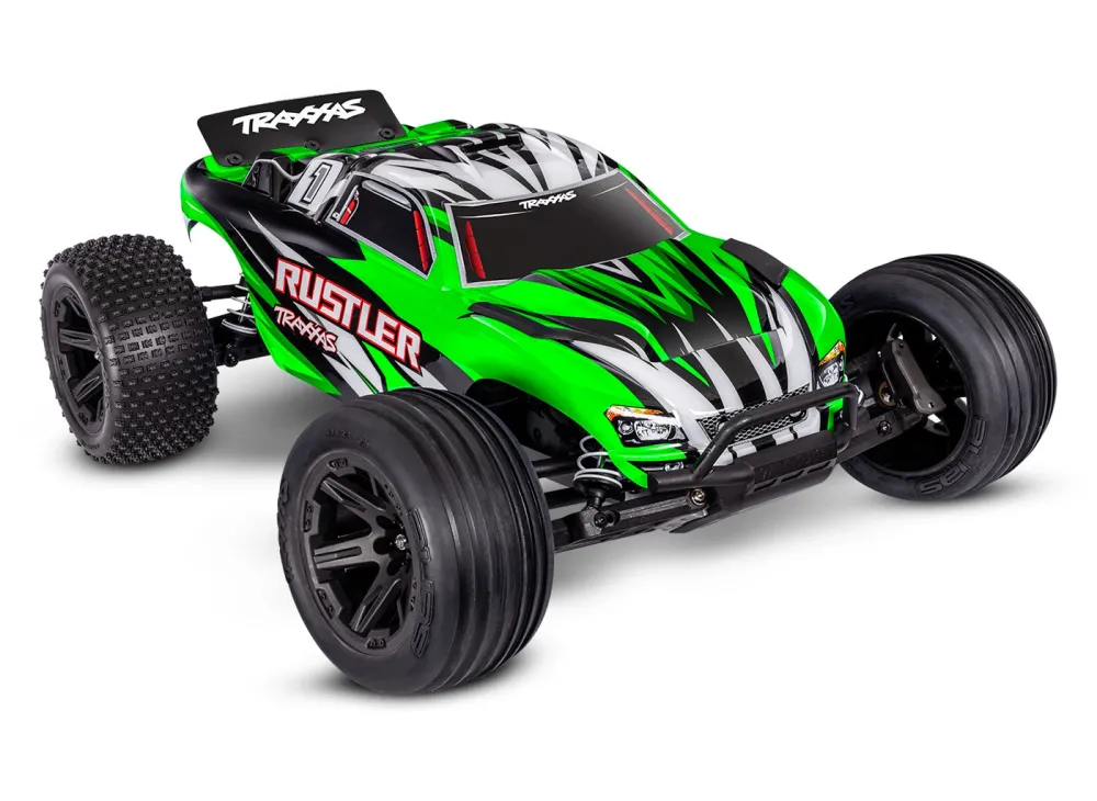 Rustler 2WD 1/10 RTR TQ EHD Grön-X USB-C Med Batteri/Laddare