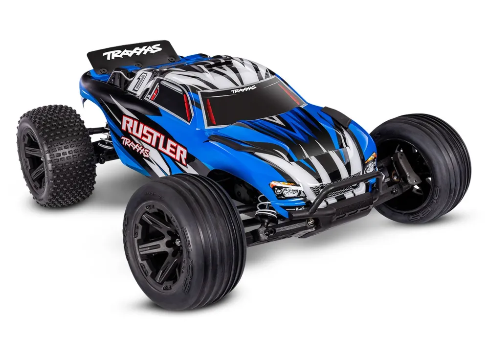 Rustler 2WD 1/10 RTR TQ EHD Blå-X USB-C Med Batteri/Laddare